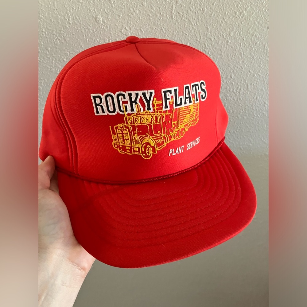 Vintage Rocky Flat Plant Nuclear Site Trucker Hat Colorado